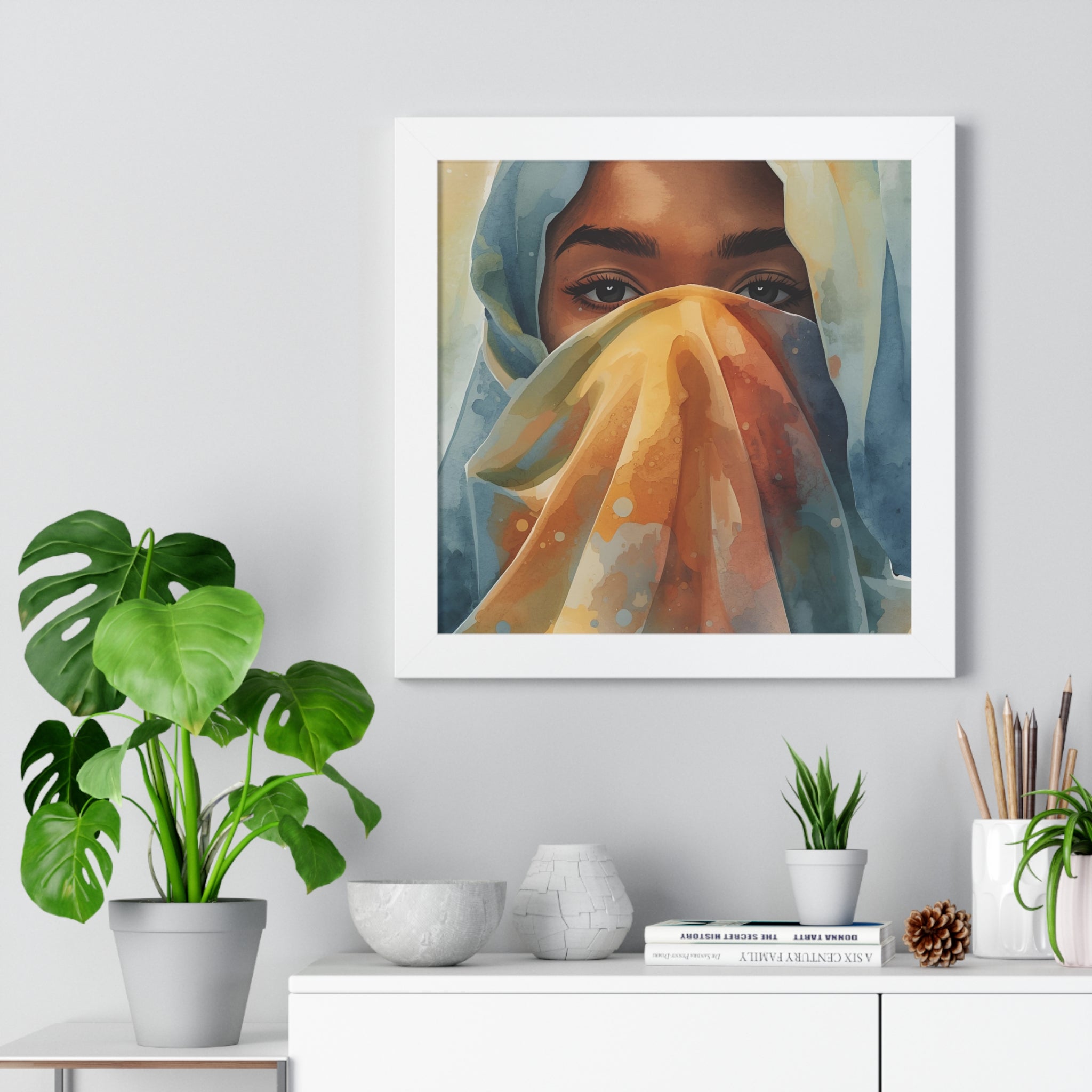 Vertical Poster Wall Art | Champagne Splash | Minimalist Luxury Home Decor