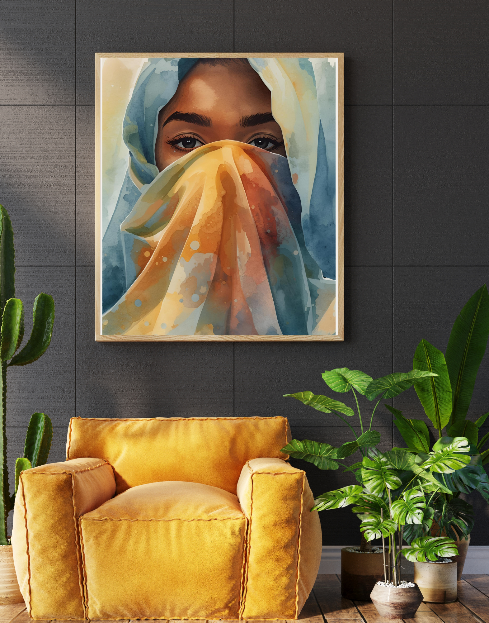 Vertical Poster Wall Art | Champagne Splash | Minimalist Luxury Home Decor