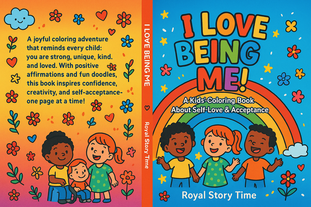 I Love Being Me-Kids Coloring Book
