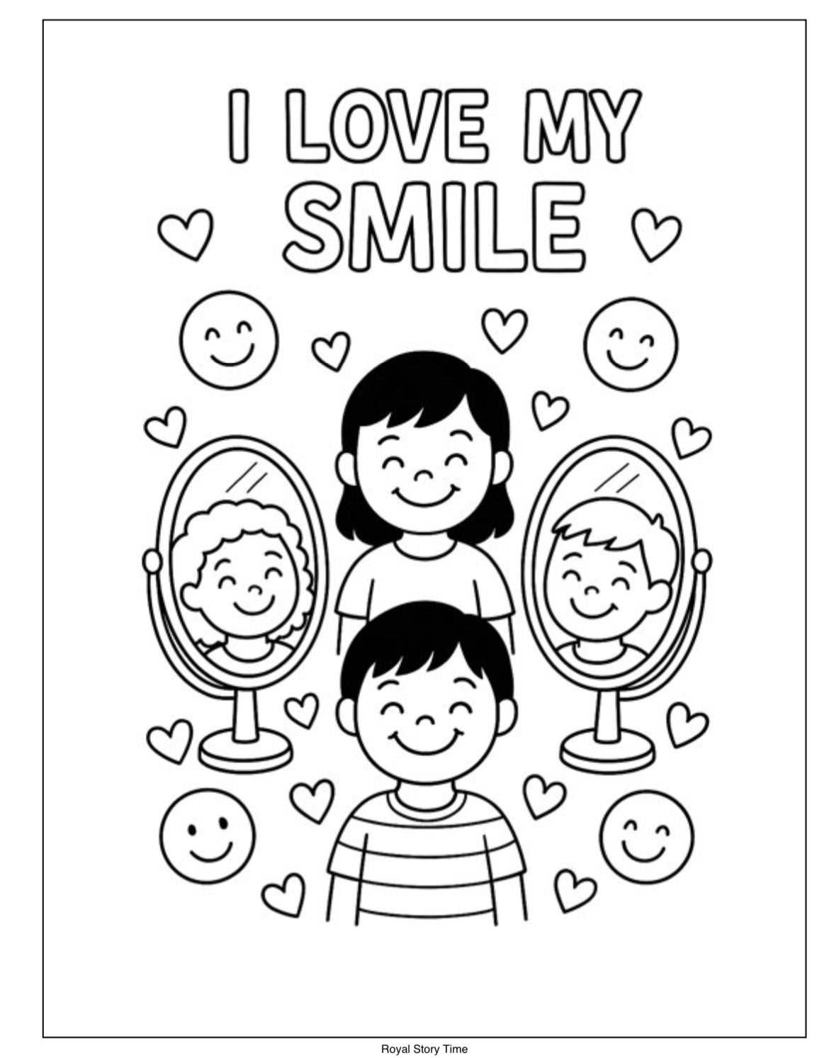 I Love Being Me-Kids Coloring Book