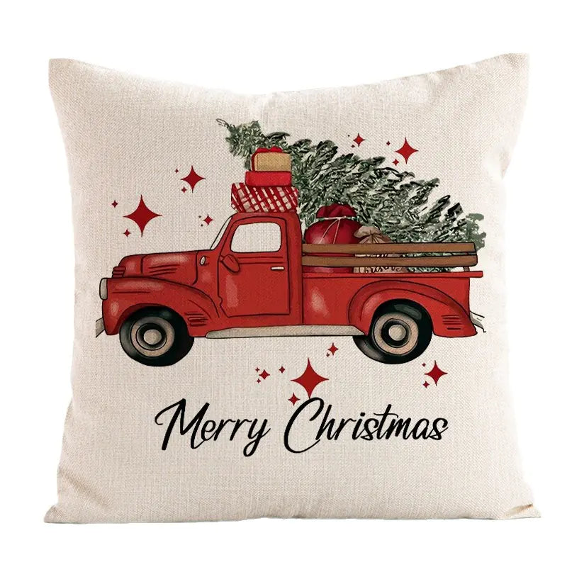 Festive Christmas Cushion Covers – Cozy Holiday Home Decor Gift
