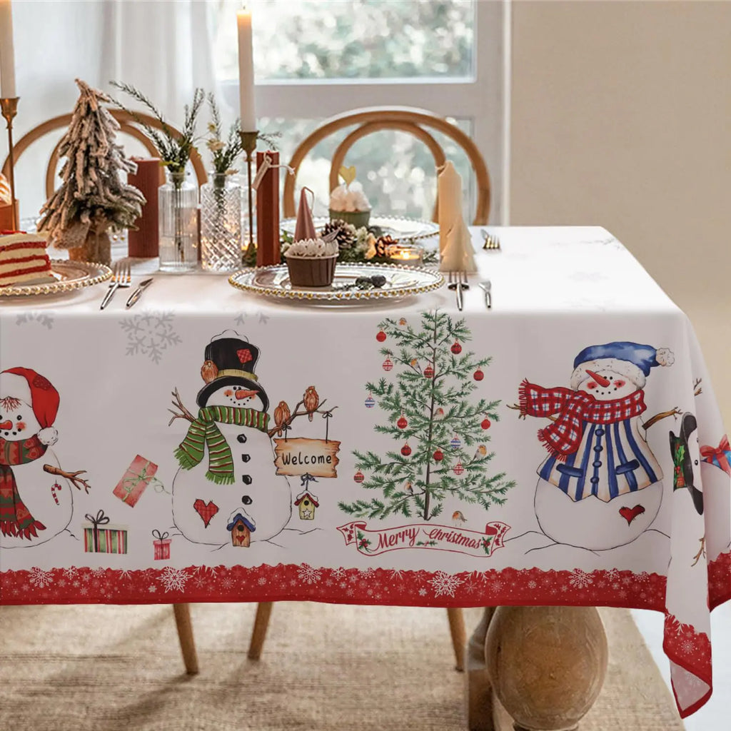 Festive Christmas Tablecloth – Holiday Cheer Edition