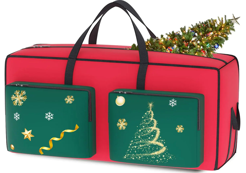 Waterproof Christmas Tree Storage Bag | Extra-Large Zippered Organizer (Fits 7.5FT Trees)