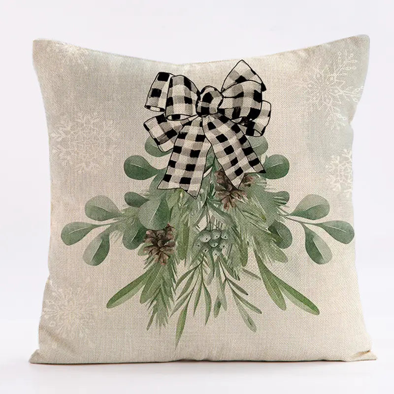 Festive Christmas Cushion Covers – Cozy Holiday Home Decor Gift
