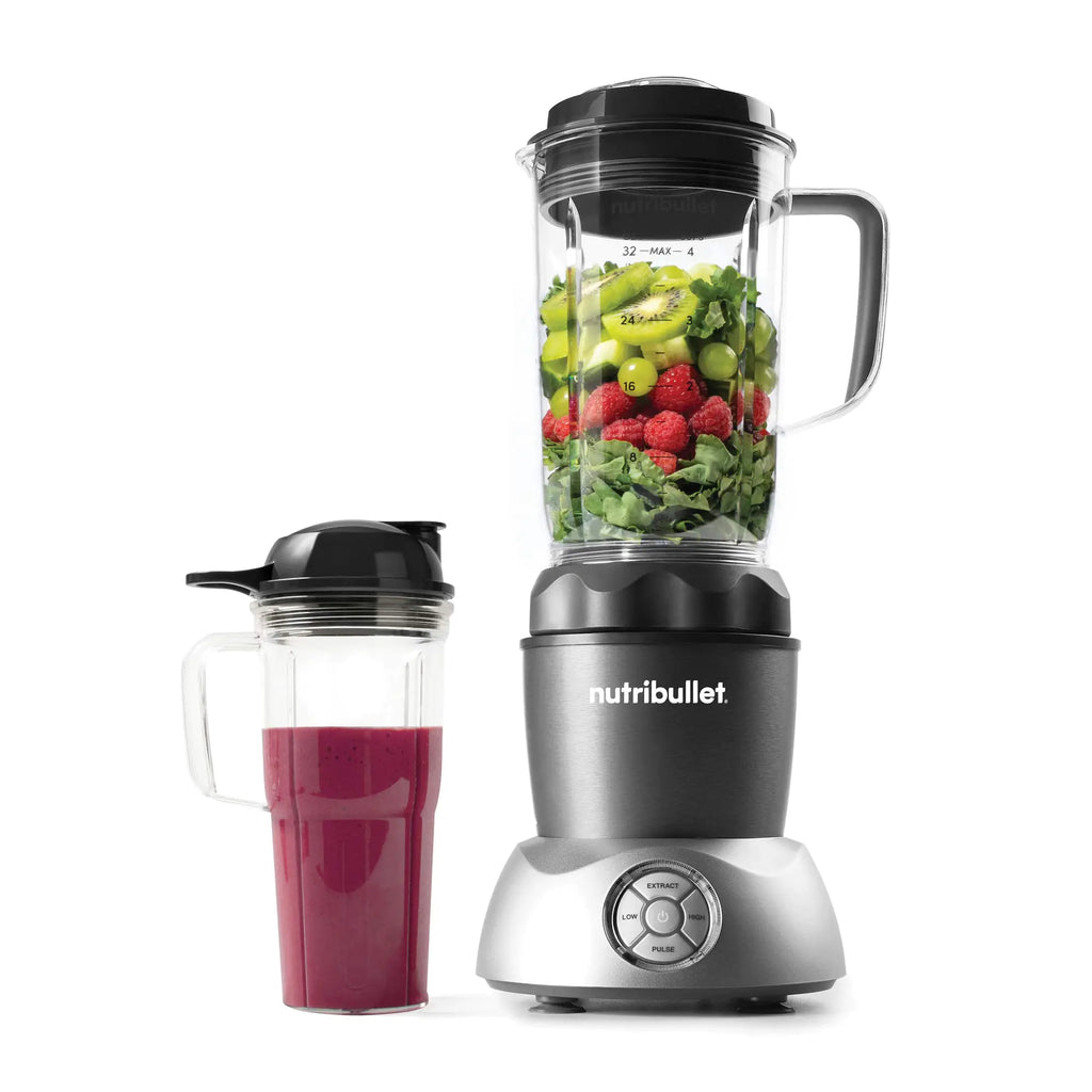 NutriBullet Select Compact Blender | 32-Ounce High-Speed Smoothie & Nutrient Extractor (Gray)