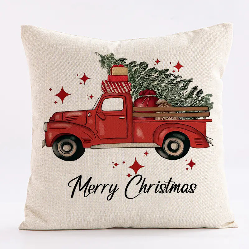 Festive Christmas Cushion Covers – Cozy Holiday Home Decor Gift