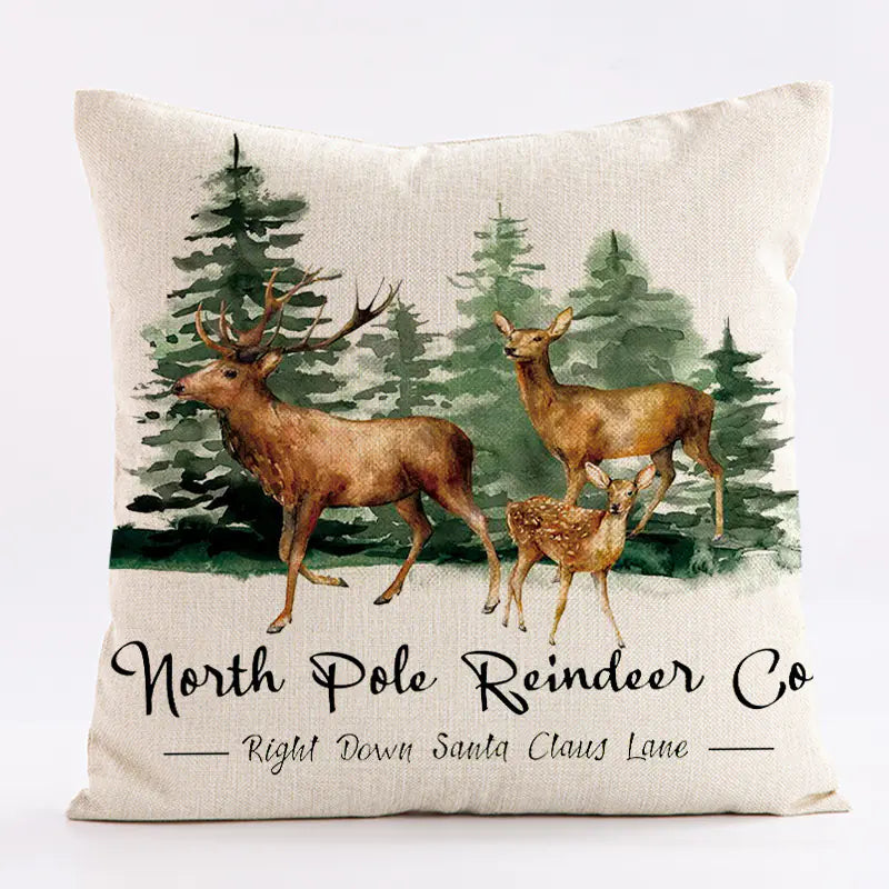 Festive Christmas Cushion Covers – Cozy Holiday Home Decor Gift