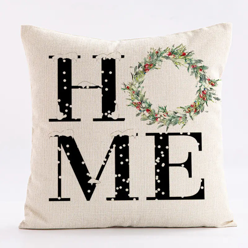 Festive Christmas Cushion Covers – Cozy Holiday Home Decor Gift